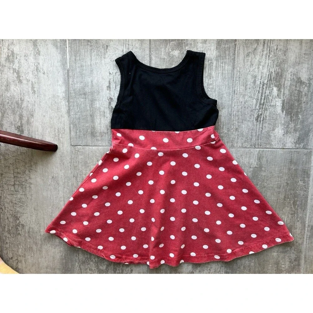 Los Angeles Boutique Minnie Mickey Mouse Disney Cotton Summer Sundress 4T